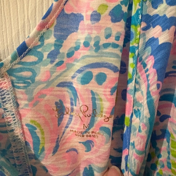 Lilly Pulitzer bundle of a dress and 5 tanks tops and shirts. All EUC. Size med - Picture 5 of 15